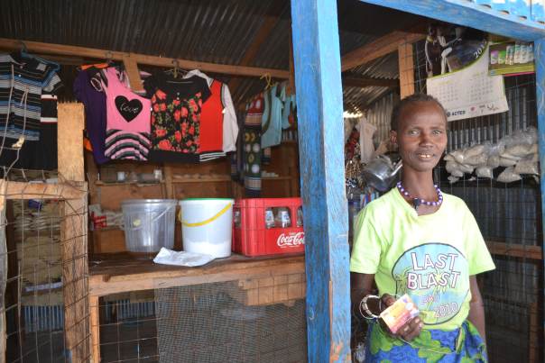 Ngikalei Amoton, a HSNP beneficiary from Namadak, Turkana North